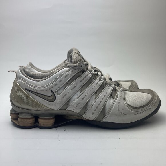 NIKE Shox MC White Blush 313764-101 Running Training Shoes Womens Size 9 - Picture 3 of 9